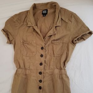 Urban Outfitters Tan Jumpsuit